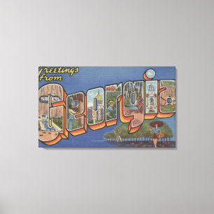 GeorgiaLarge Letter ScenesGeorgia 2 Canvas Print