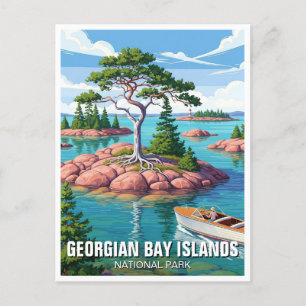 Georgian Bay Islands National Park Canada Postcard
