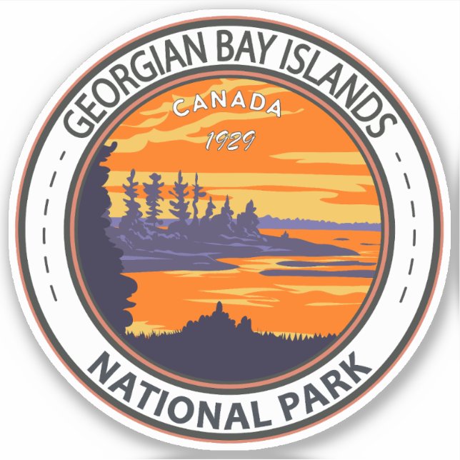 Georgian Bay Islands National Park Canada Vintage (Front)
