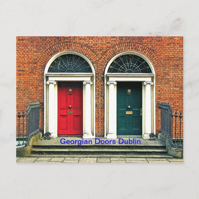Georgian Doors Postcard (Front)