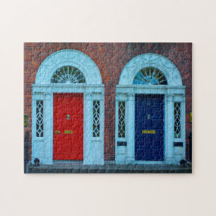 Georgian Dublin Doors Ireland. Jigsaw Puzzle