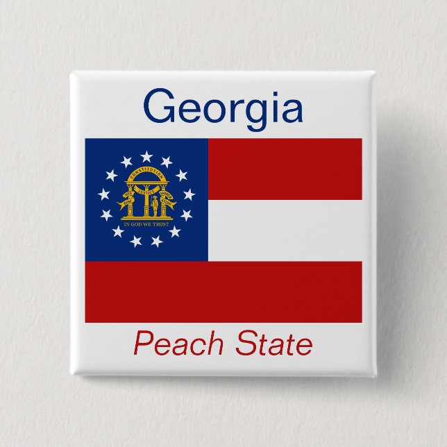 Georgian Flag Button (Front)