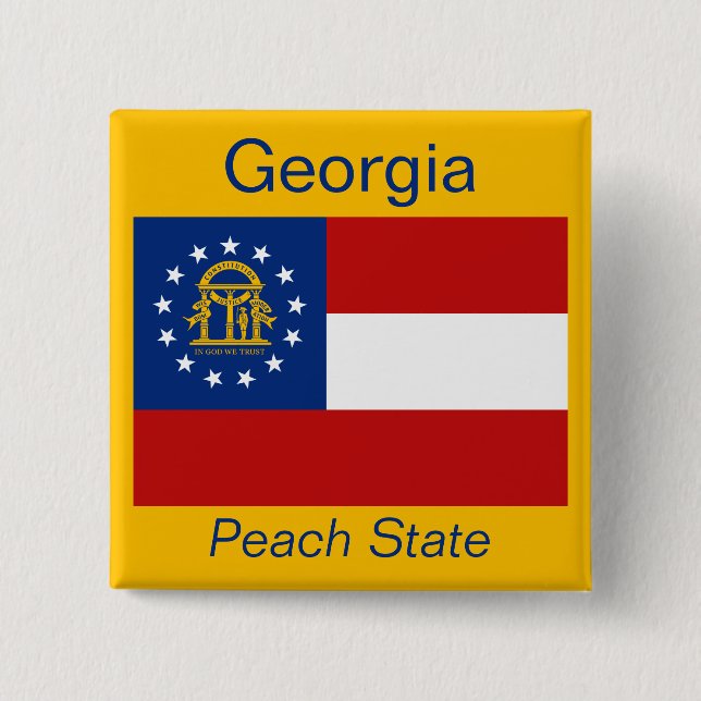 Georgian Flag Button (Front)