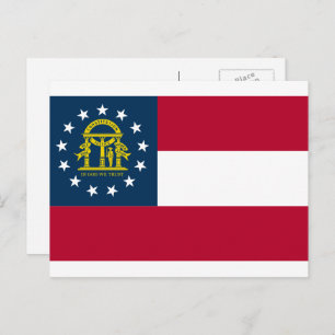 Georgian Flag, Flag of Georgia Postcard