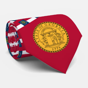 Georgian Flag & Seal, Flag of Georgia Tie