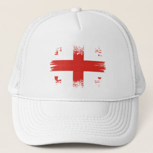 Georgian flag trucker hat