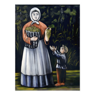 Georgian painter Niko Pirosmani paintings Photo Print