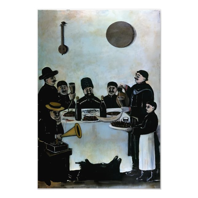 Georgian painter Niko Pirosmani Photo Print (Front)