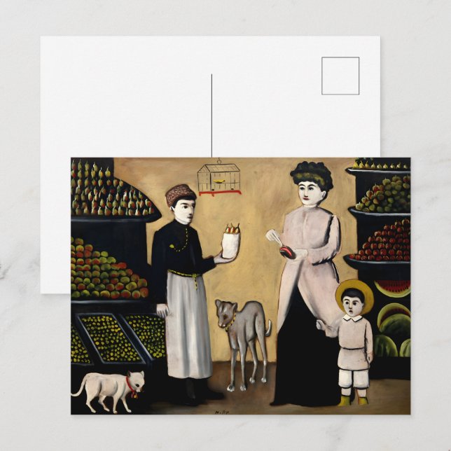 Georgian painter Niko Pirosmani Postcard (Front/Back)
