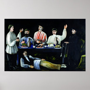 Georgian painter Niko Pirosmani Poster