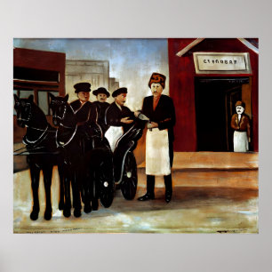 Georgian painter Niko Pirosmani Poster