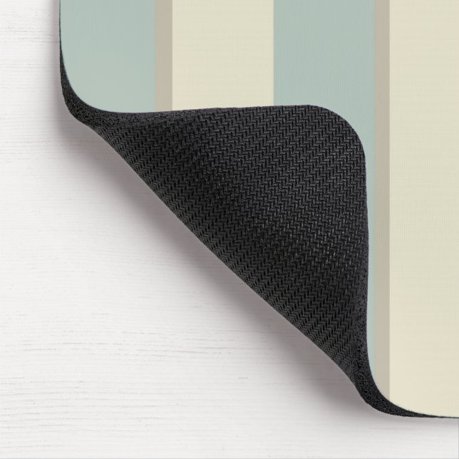 Georgian Stripe Eau de Nil Mouse Mat (Corner)