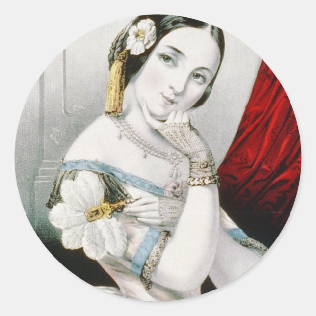 Georgianna Classic Round Sticker (Front)