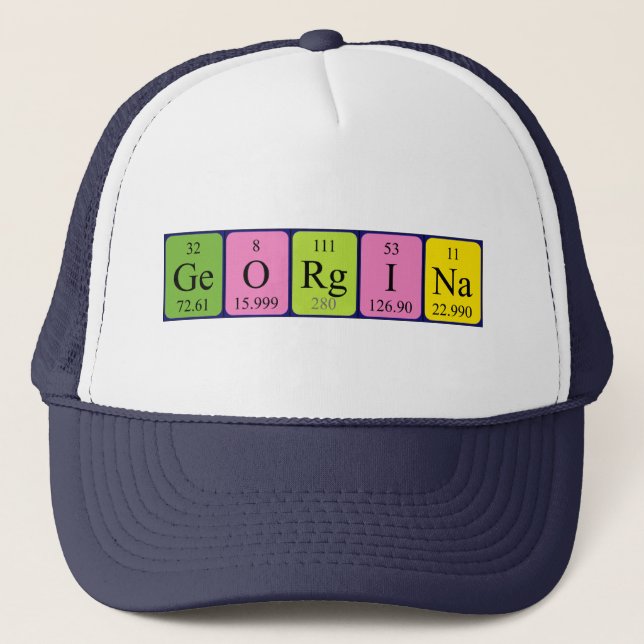 Georgina periodic table name hat (Front)