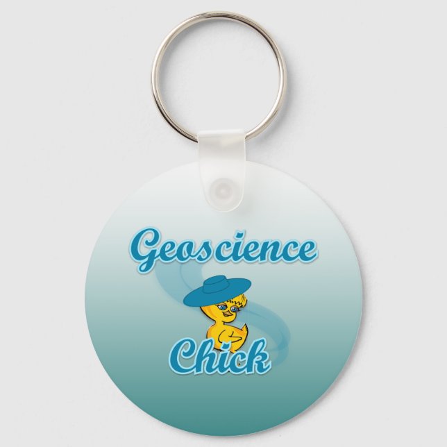 Geoscience Chick #3 Key Ring (Front)