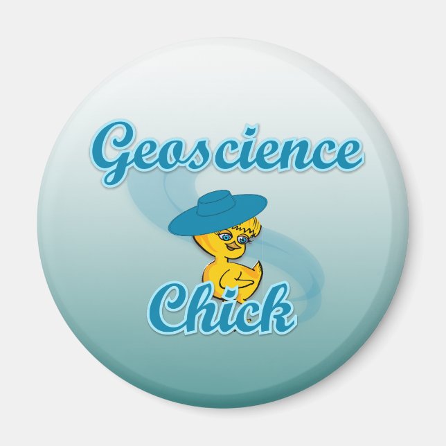 Geoscience Chick #3 Magnet (Front)
