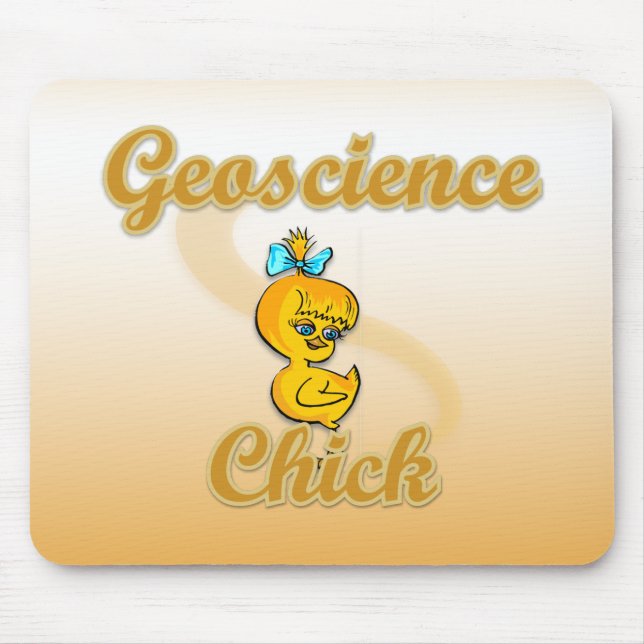 Geoscience Chick Mouse Mat (Front)