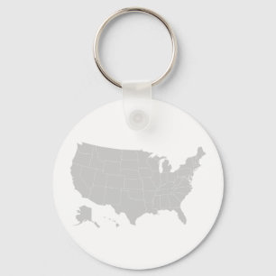 Geoshaped Keychain (No Label)