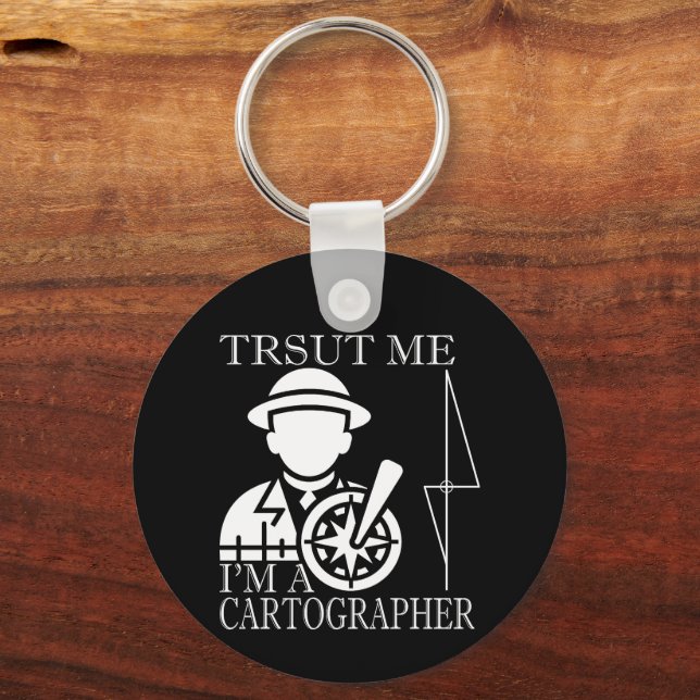  Geospatial/Surveyor Keys Key Ring (Front)