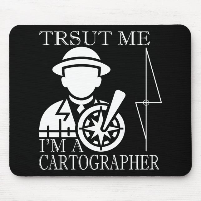 Geospatial/Surveyor Work Mouse Mat (Front)