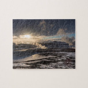 Geothermal Winter Landscape Jigsaw Puzzle