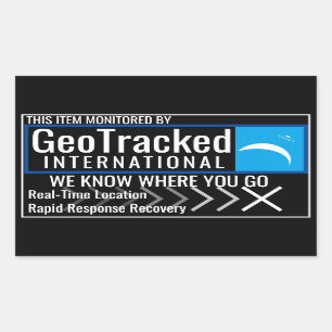 GeoTracked Sticker