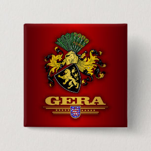 Gera 15 Cm Square Badge