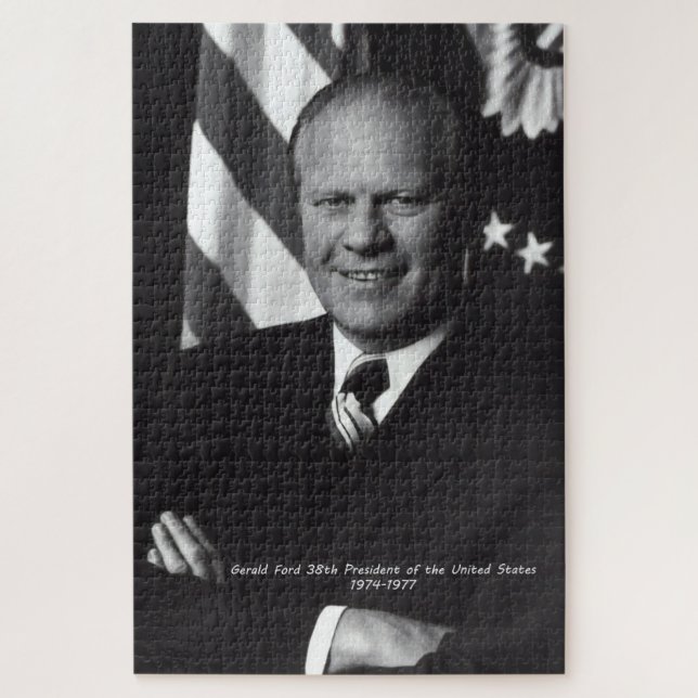 Gerald Ford 38th President of the United States Ji Jigsaw Puzzle (Vertical)