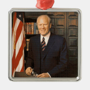 Gerald Ford Metal Tree Decoration