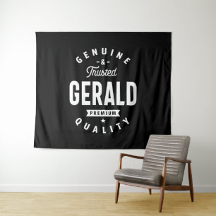 Gerald Personalised Name Birthday Tapestry