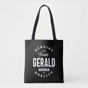 Gerald Personalised Name Birthday Tote Bag