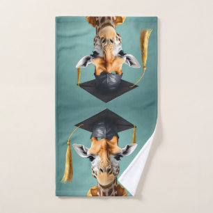 Gerald The Giraffe Graduates, Hand Towel
