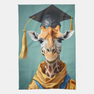 Gerald The Giraffe Graduates,  Tea Towel
