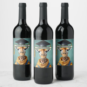 Gerald The Giraffe Graduates,  Wine Label