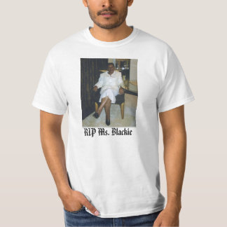 Geraldine, RIP Ms. Blackie - Custo... - Customised T-Shirt