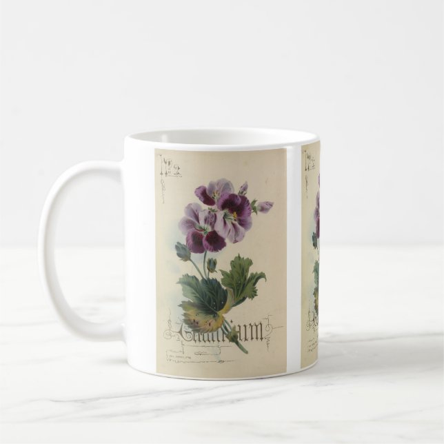 Geranium by Paul Jerrard Coffee Mug (Left)