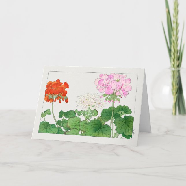 Geranium by Tanigami Konan Card (Front)