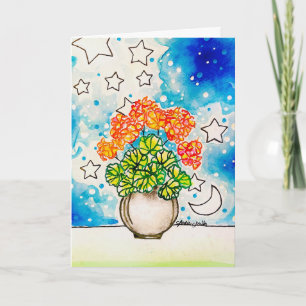 Geranium Card