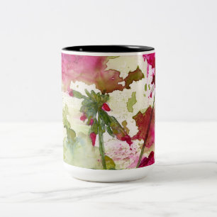geranium coffee mug