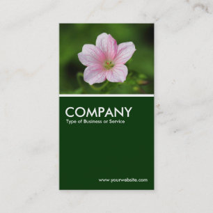 Geranium - Dark Green Business Card