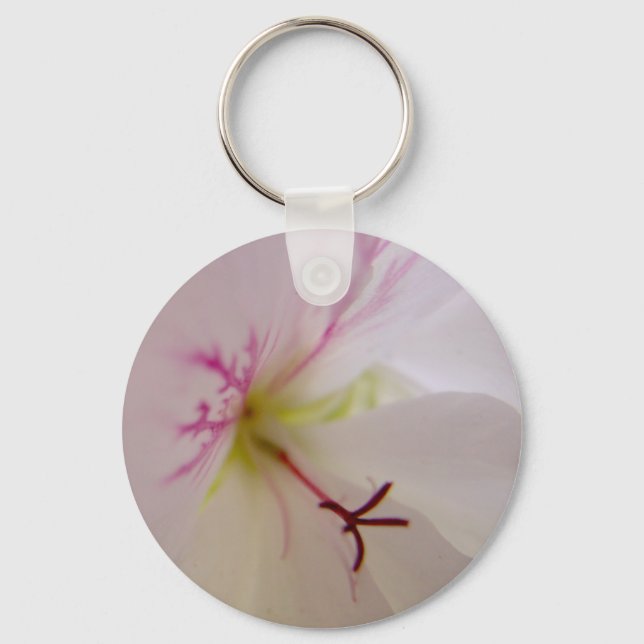 Geranium Detail Keychain (Front)
