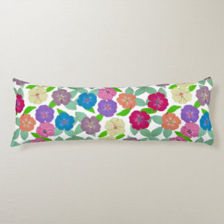 Geranium Flower Body Pillow