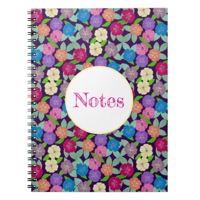 Geranium Flower Notebook (Front)