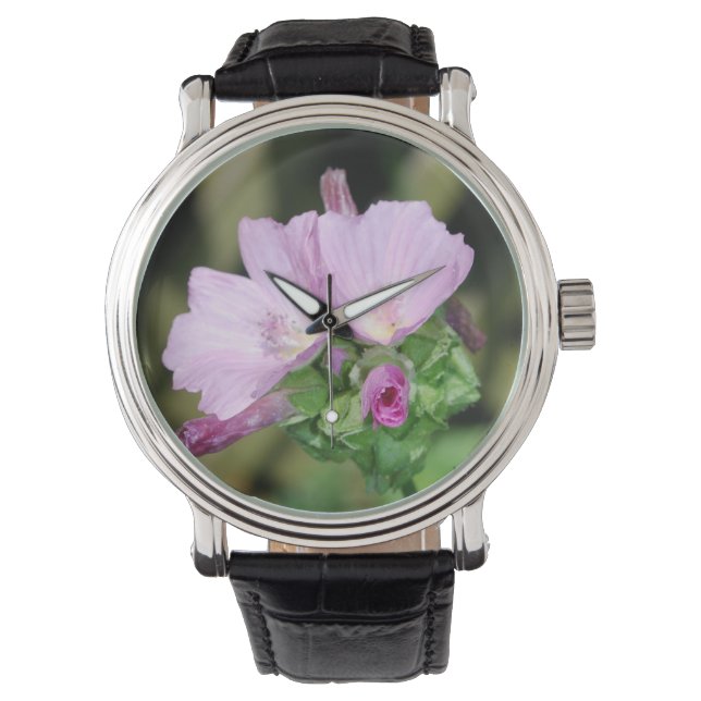 Geranium Flowers Watch (Front)