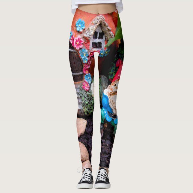 Geranium Gnome 01 Leggings (Front)