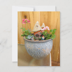 Geranium Gnome 03 Thank You Card