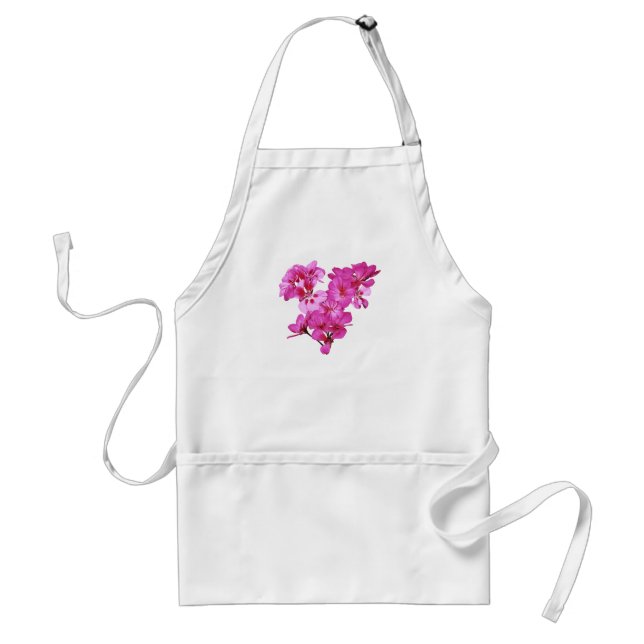 Geranium Heart Standard Apron (Front)