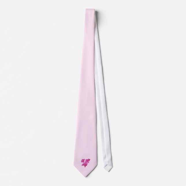 Geranium Heart Tie (Front)