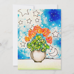 Geranium Invitation