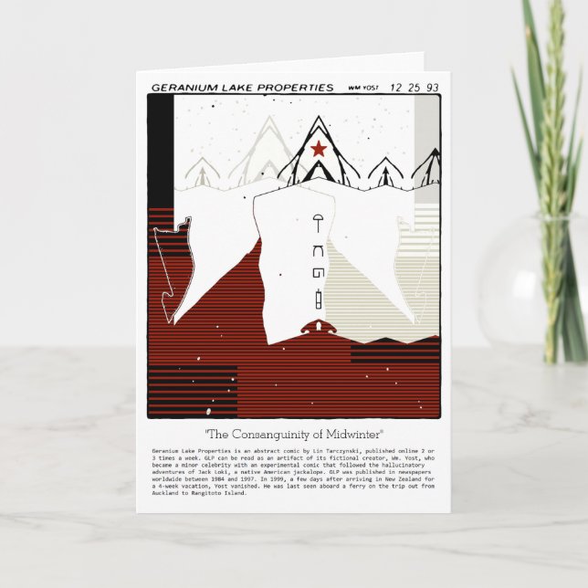 Geranium Lake Properties Holiday Card (Front)